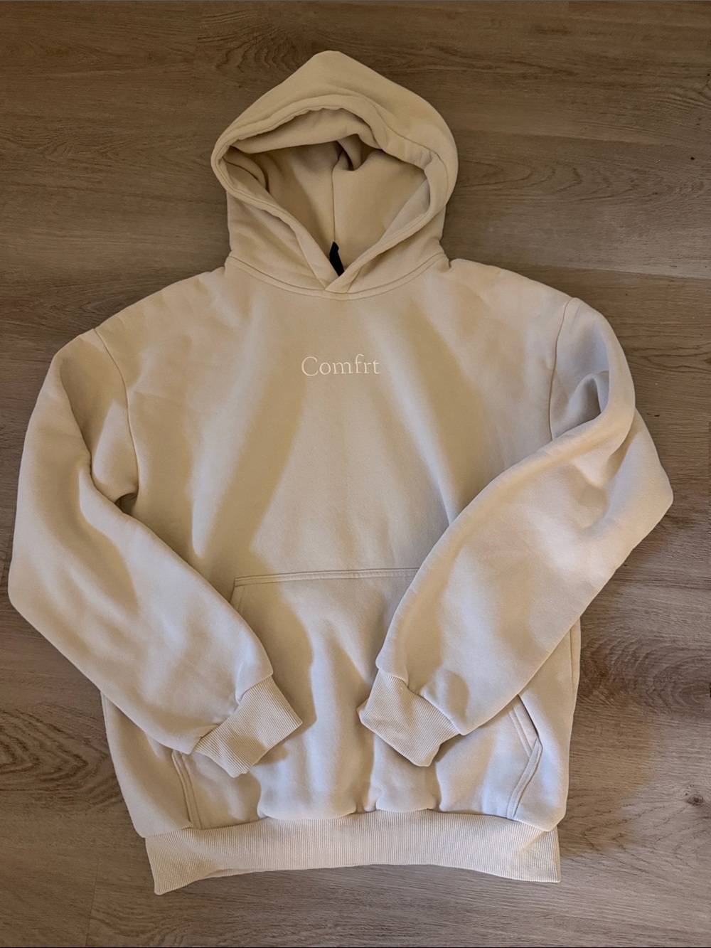 Comfort Cream Hoodie Sweatshirt for Women